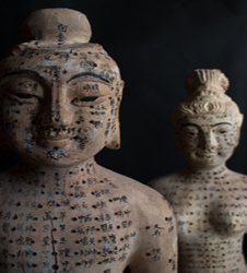 Chinese acupuncture statues